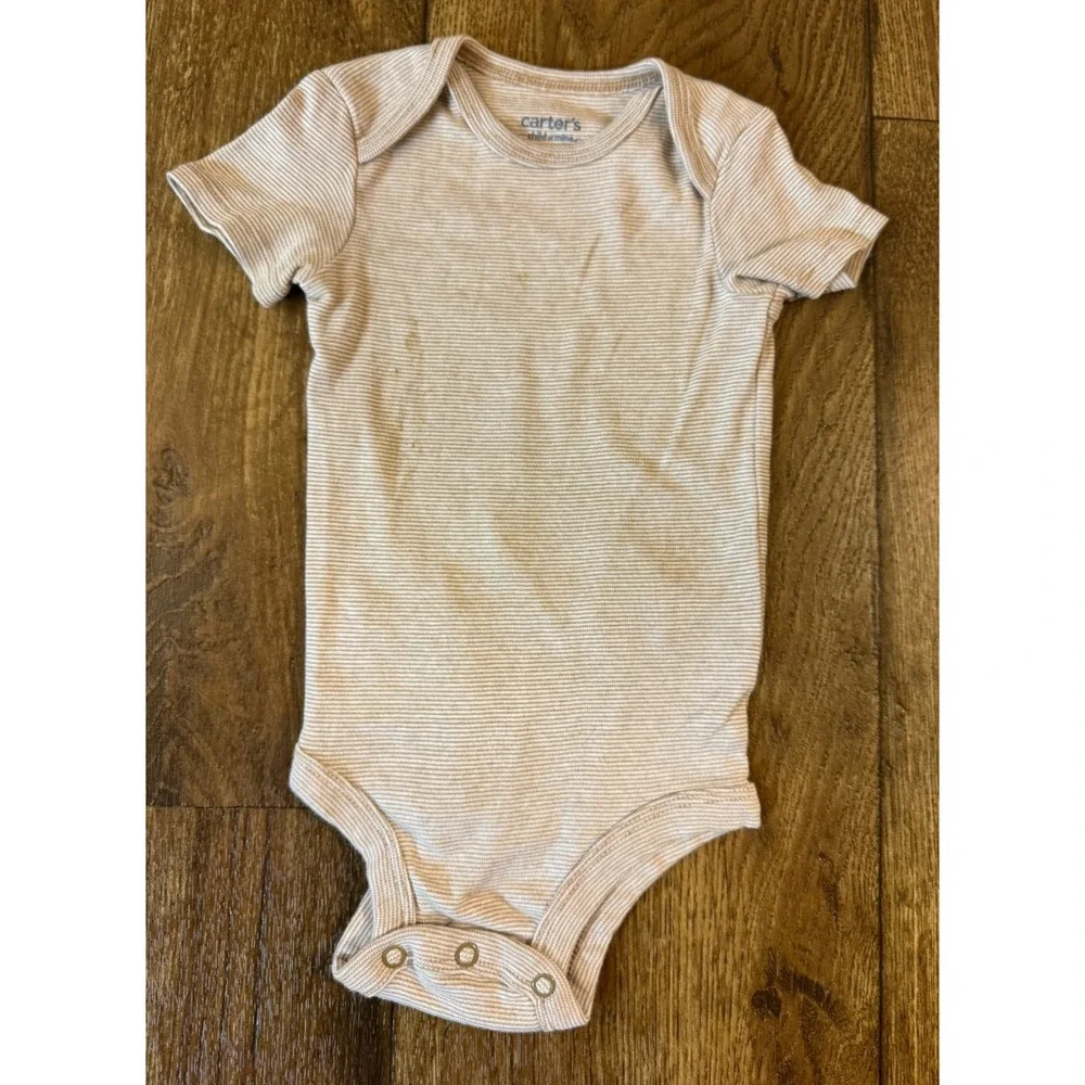 Carters Baby Boy Clothes Bodysuits 6 Months Lot Bundle Tee Shirts Short Sleeved